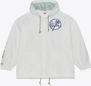 Mitchell & Ness Men's Mitchell & Ness White New York Yankees Yacht Rock Coaches Full-Snap Hooded Windbreaker Jacket