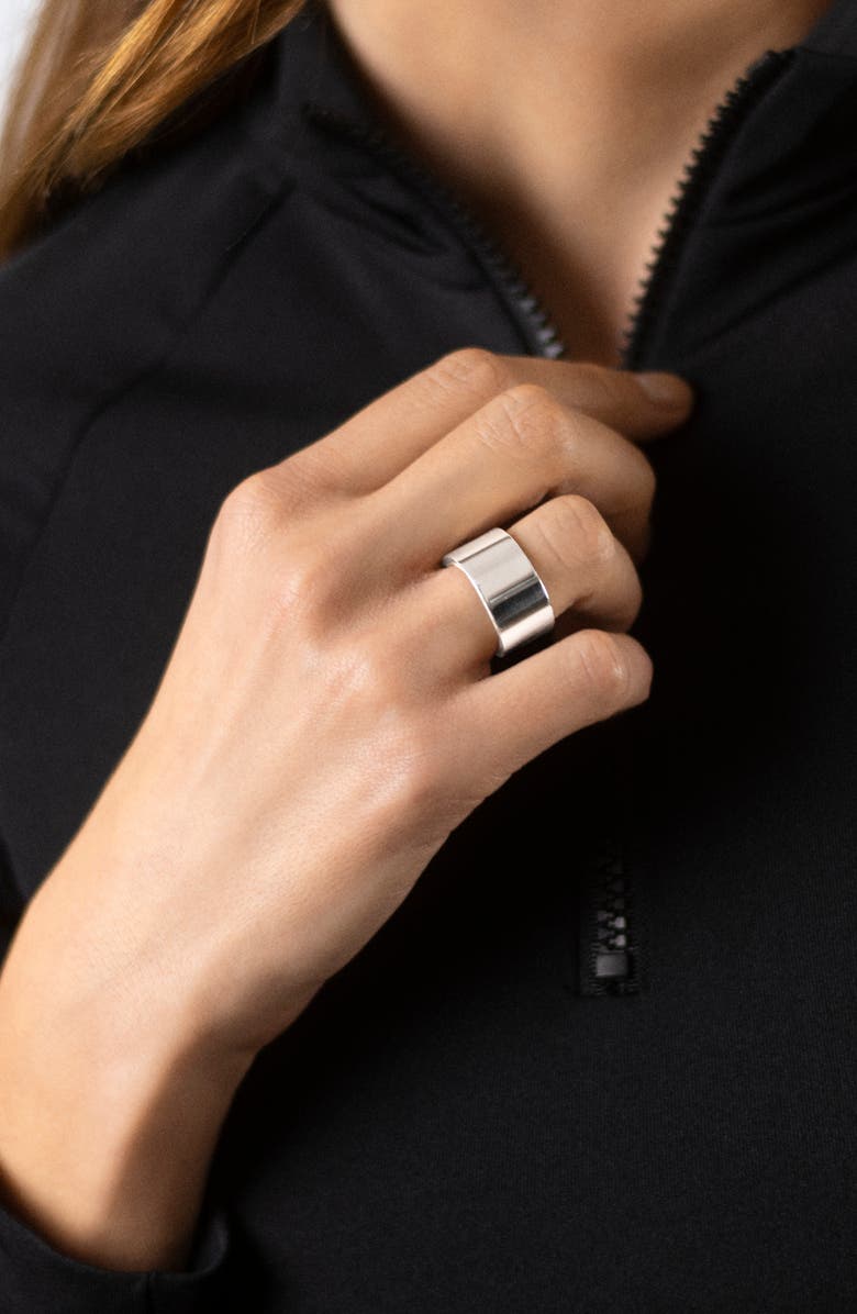 le gramme Men's 15G Polished Sterling Silver Ribbon Band Ring, Alternate, color, 