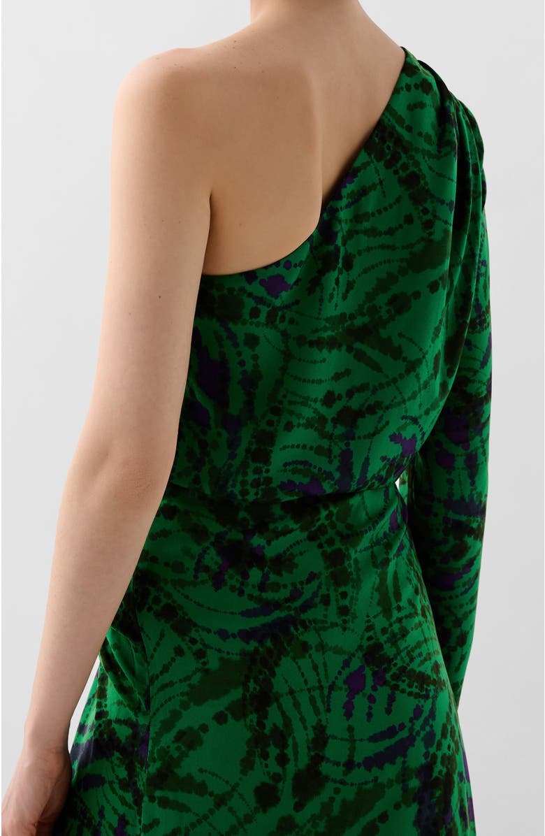 Scalpers Fire Print Shirt, Alternate, color, Green