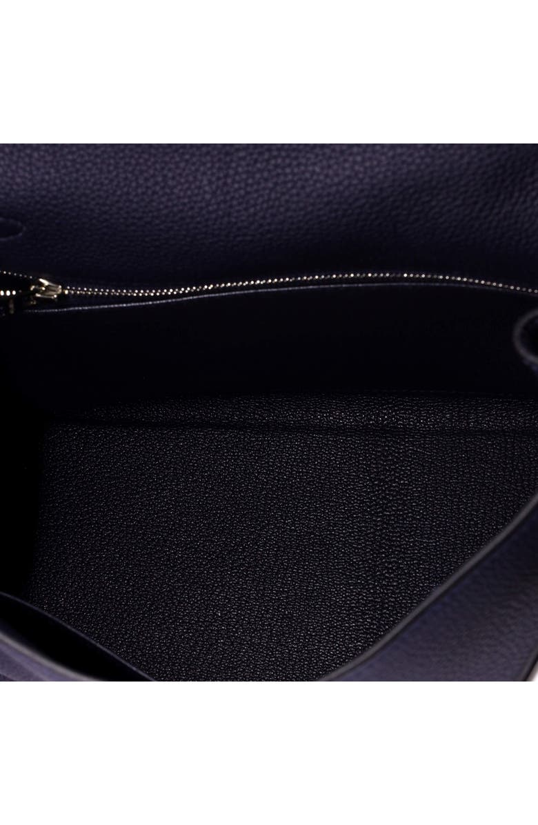 Pre-Owned Hermes Kelly Handbag Blue Togo with Palladium Hardware 28, Alternate, color, Bleu Nuit