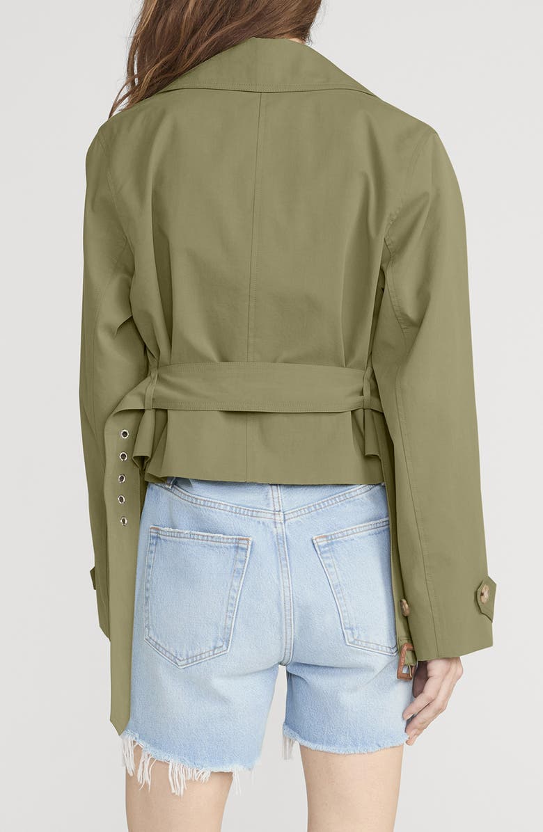 FRAME The Uniform Short Trench Coat, Alternate, color, 