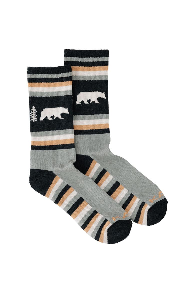 Moonwalk Sock, Alternate, color, Tree Bear