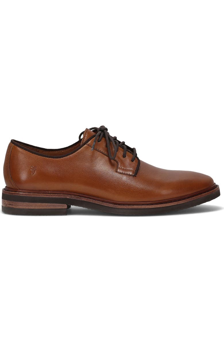 Frye Paul Leather Derby, Alternate, color, Caramel