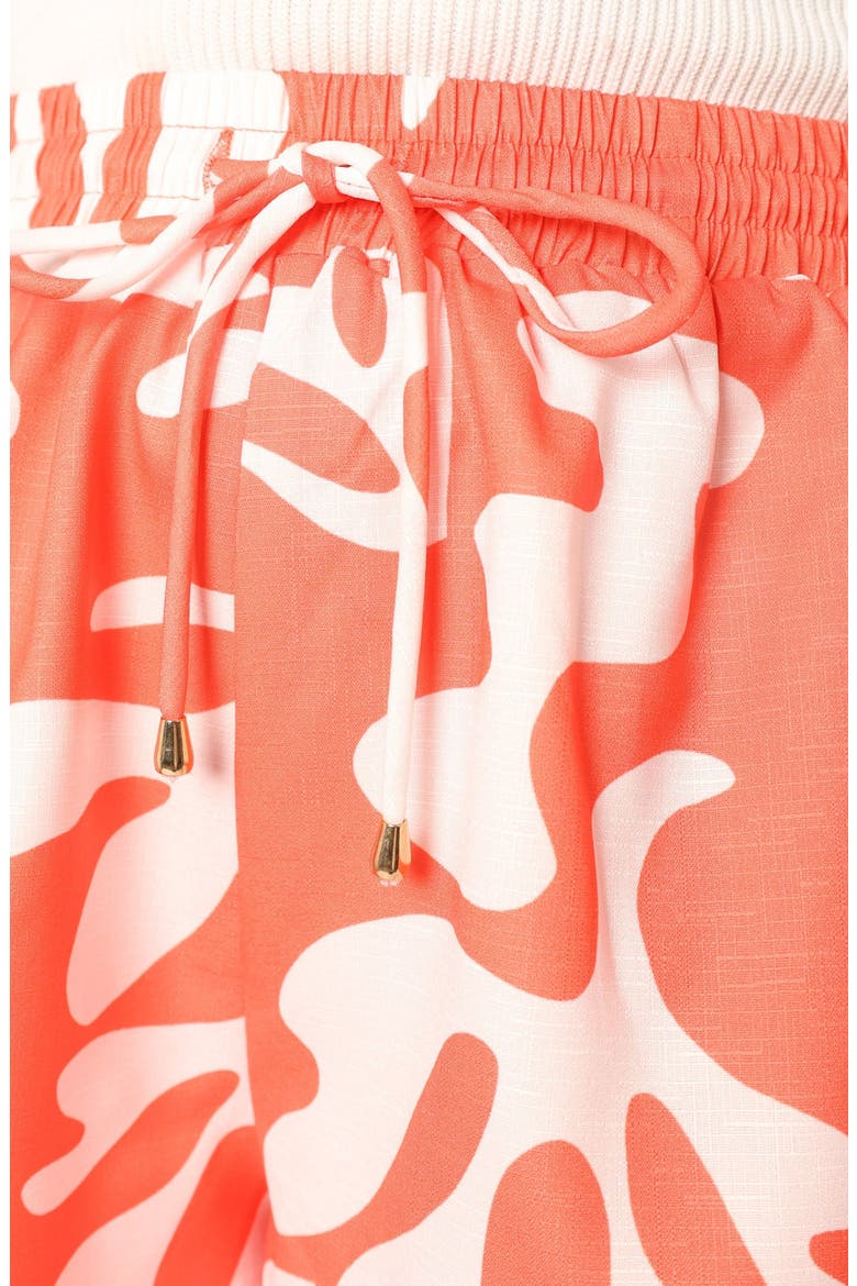 Payton Drawstring Shorts, Alternate, color, MELON WHITE