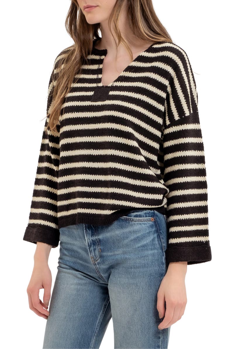 Blu Pepper Stripe Sweater, Alternate, color,