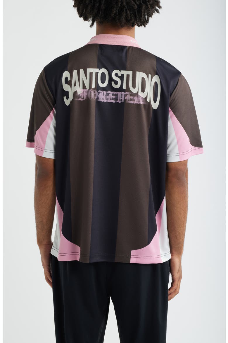 Forever Team Graphic Club Jersey Polo, Alternate, color, BLACK