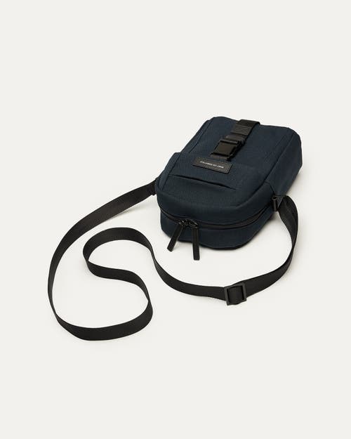 Want Les Essentiels De La Vie Want Les Essentiels Brantford Organic Cotton Canvas Crossbody Bag In Navy