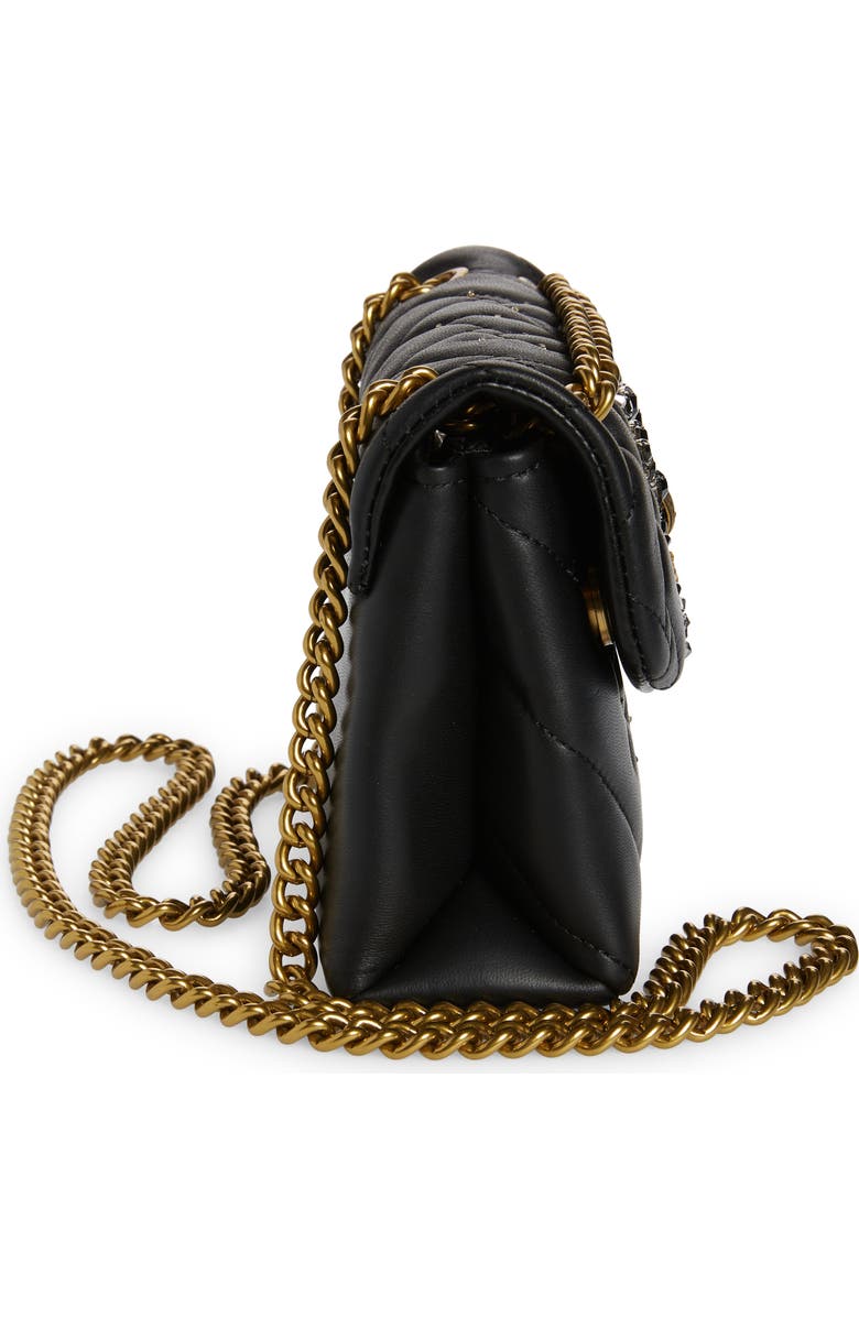 Kurt Geiger London Mini Kensington Eye Quilted Leather Crossbody Bag, Alternate, color,