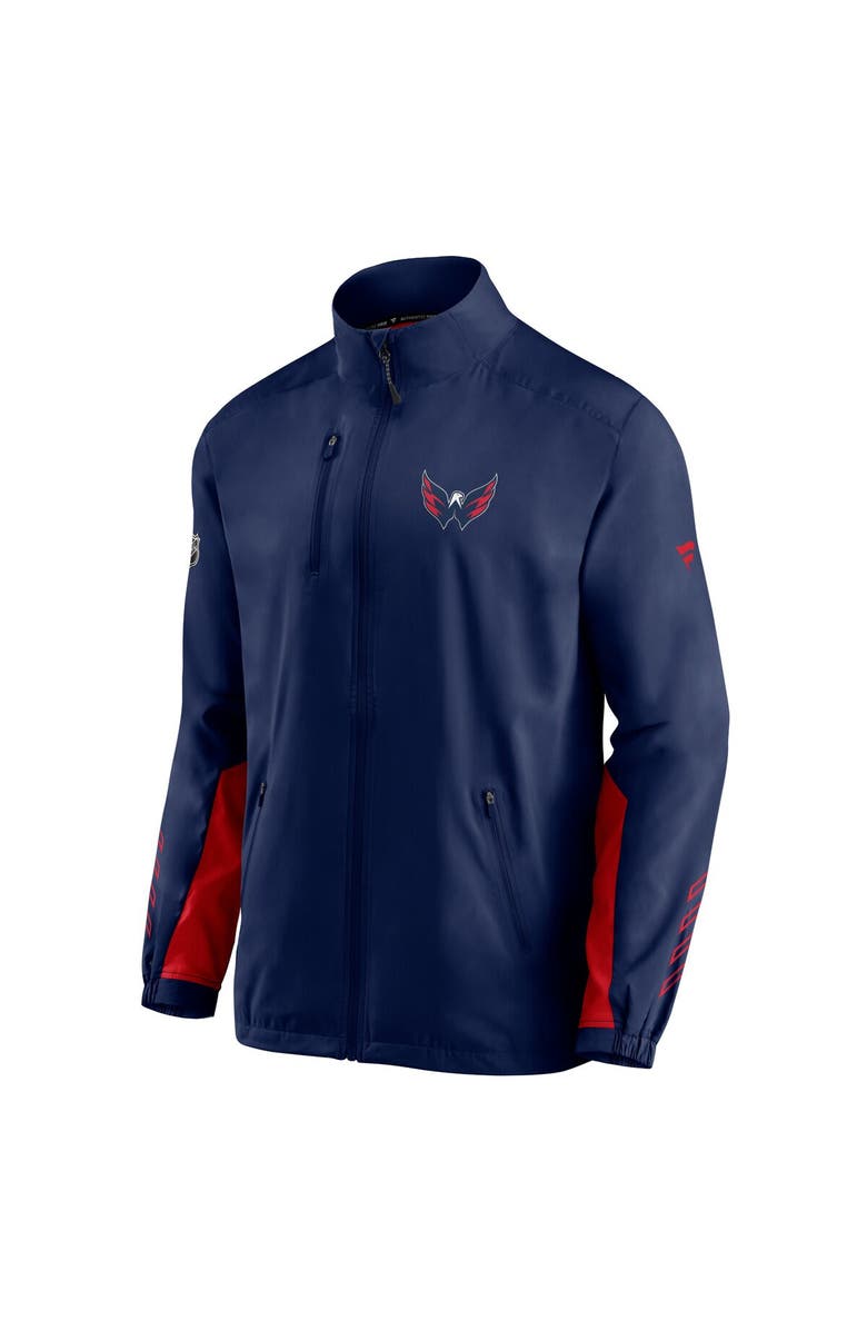 FANATICS Men's Fanatics Branded Navy Washington Capitals Authentic Pro Locker Room Rinkside Full-Zip Jacket, Alternate, color, 