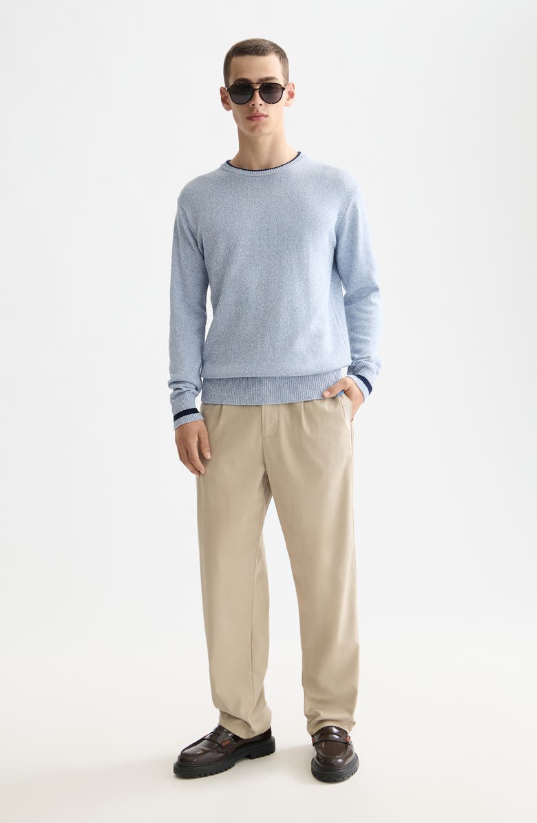 Scotch & Soda Mélange Crewneck Sweater, Alternate, color, Faded Denim