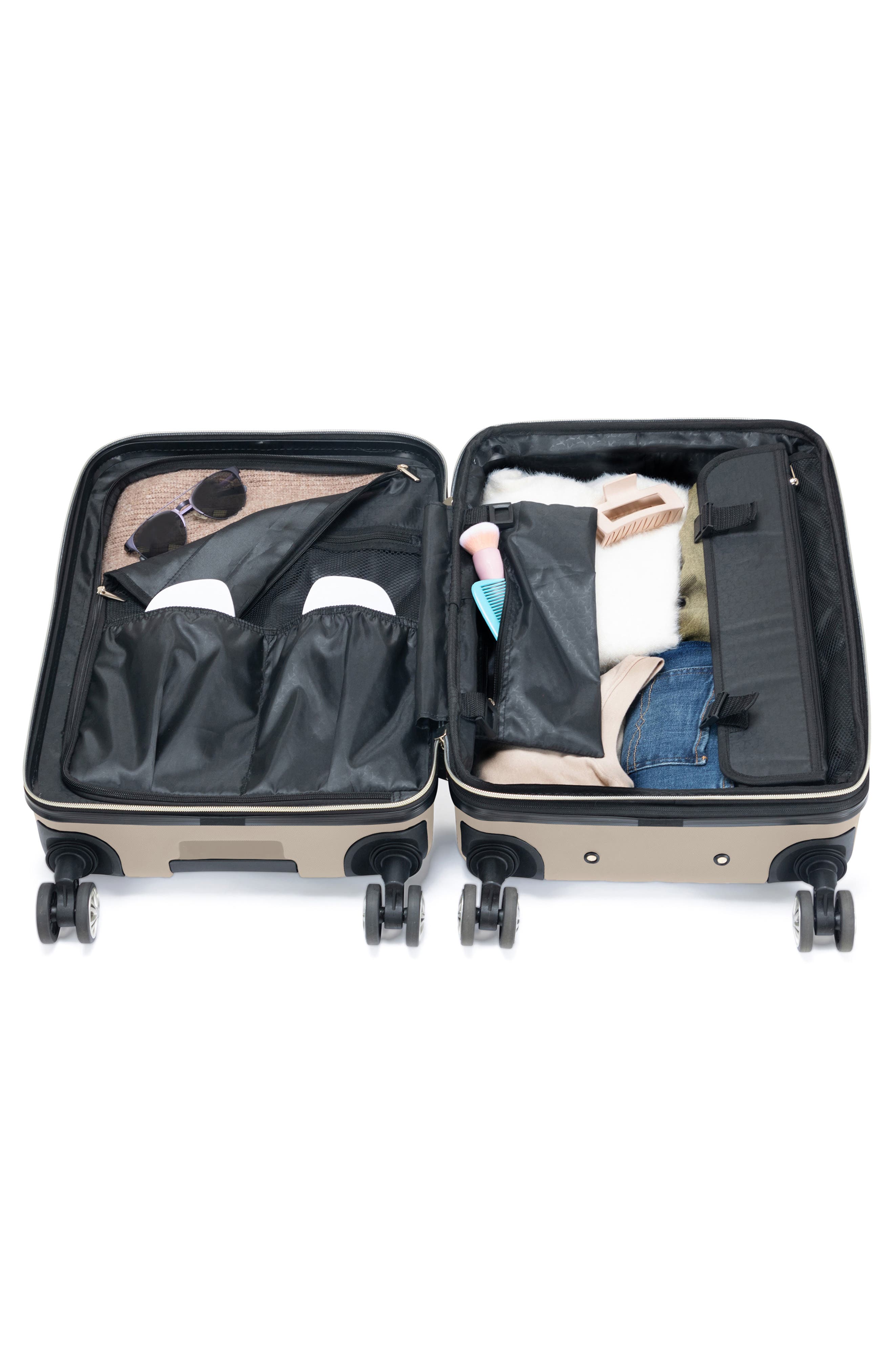 Kenneth Cole Madison Square 2-Piece Hardside Carry-On Luggage & Backpack Set, Alternate, color, Taupe