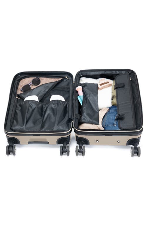 Kenneth Cole Madison Square 2-piece Hardside Carry-on Luggage & Backpack Set In Brown