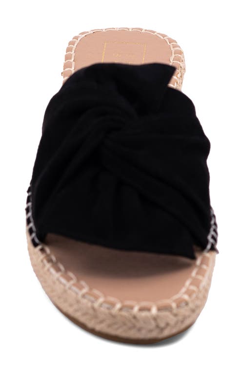 Shushop Doris Slide Sandal In Black