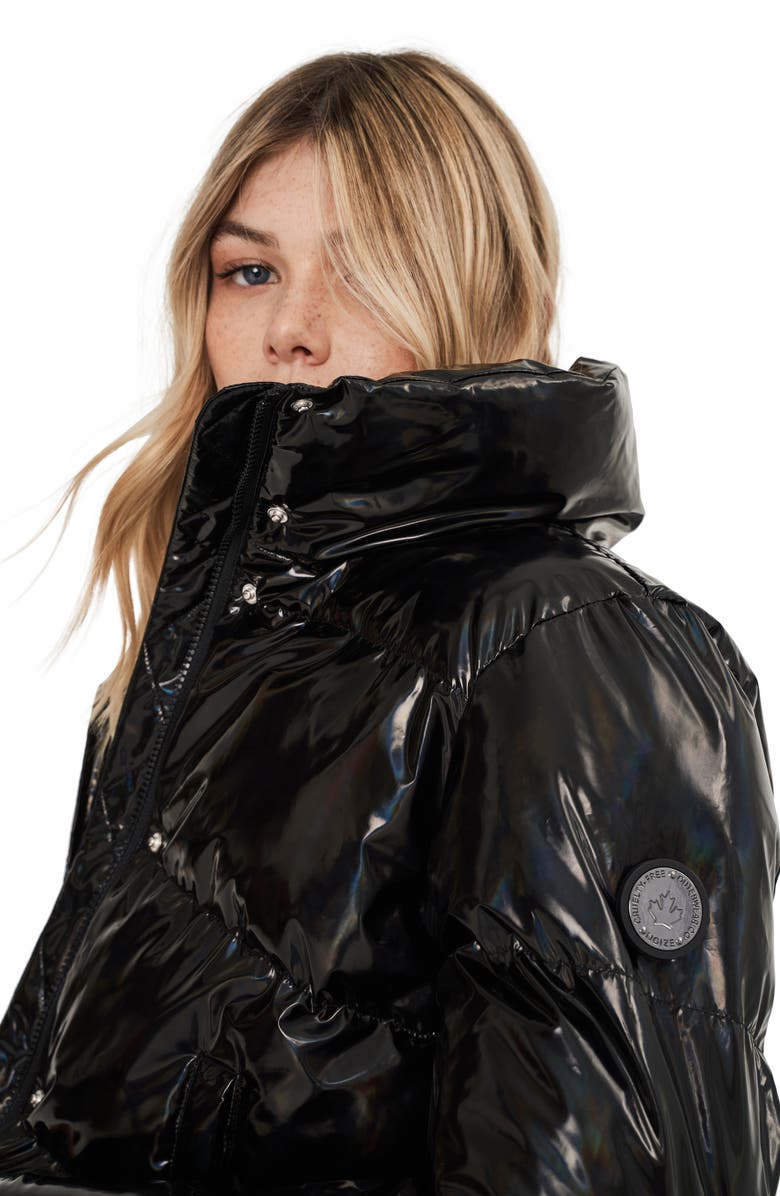 Noize Coco Water Resistant Crop Puffer Jacket, Alternate, color, 