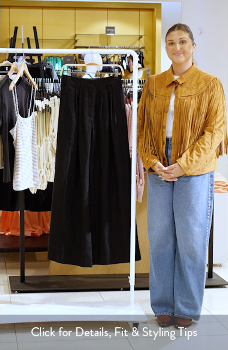 Parker Wide Leg Linen Pants, sales video thumbnail