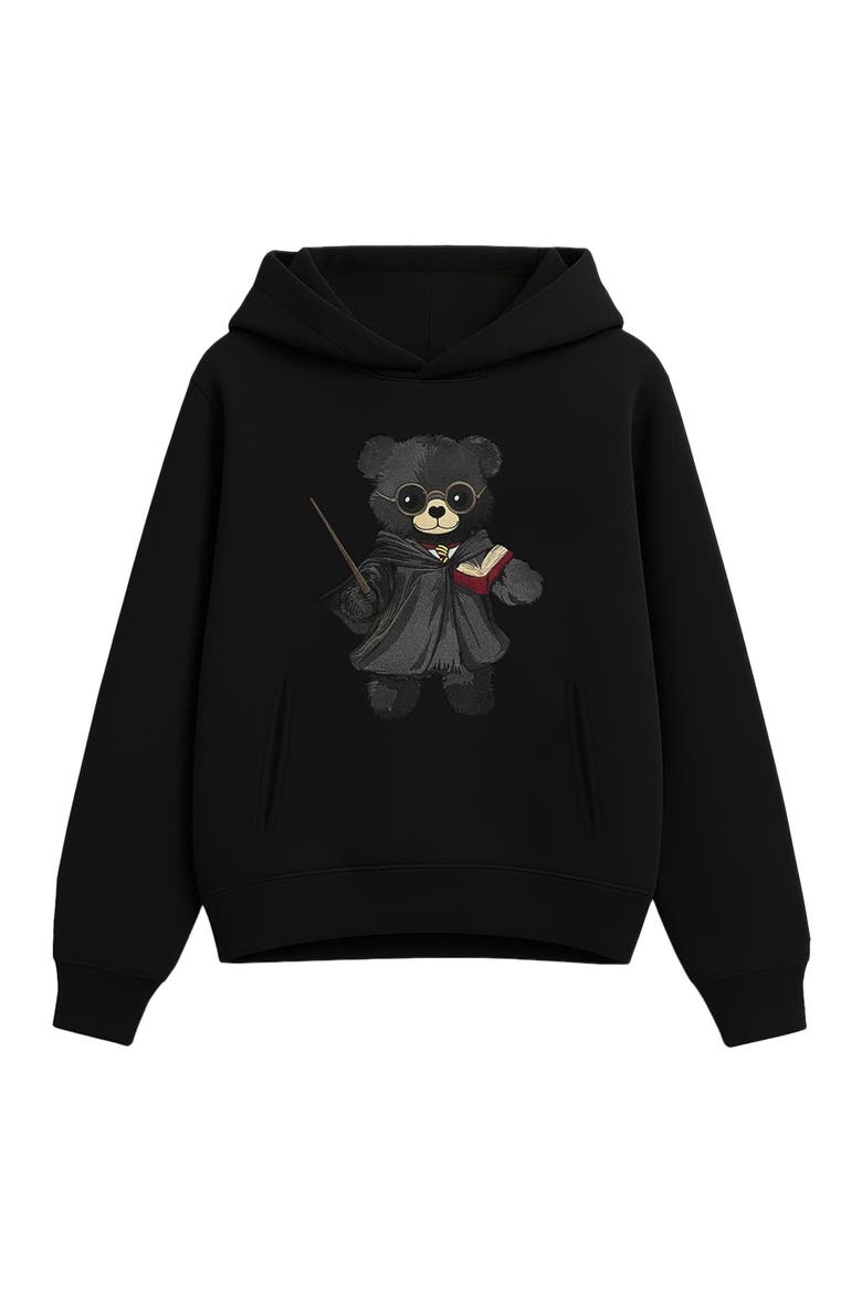 Harry Potter x Blvck 'Teddy' Hoodie, Alternate, color, Black