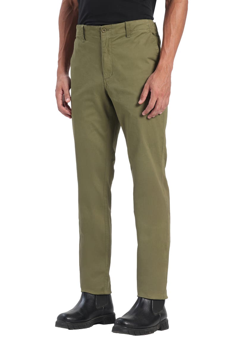 Men's Stretch Cotton Chino Pants, Alternate, color, Olive