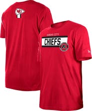 New Era Men's New Era  Red Kansas City Chiefs 3rd Down High Density Print T-Shirt