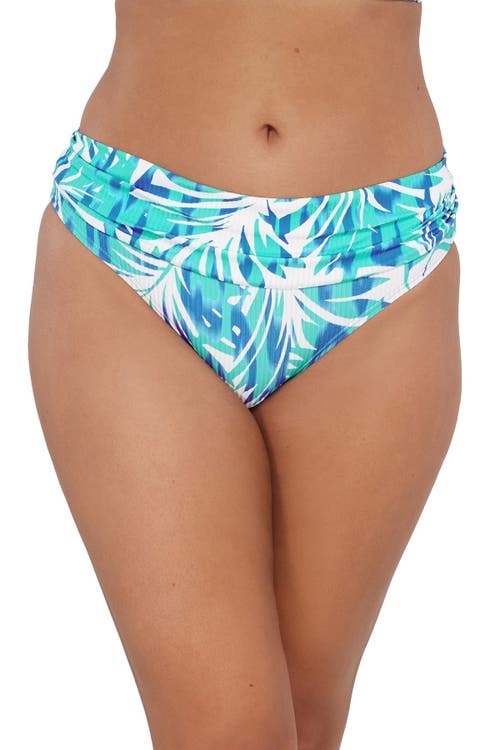 Sunsets Unforgettable Bikini Swim Bottoms In Sea Breeze Sandbar Rib