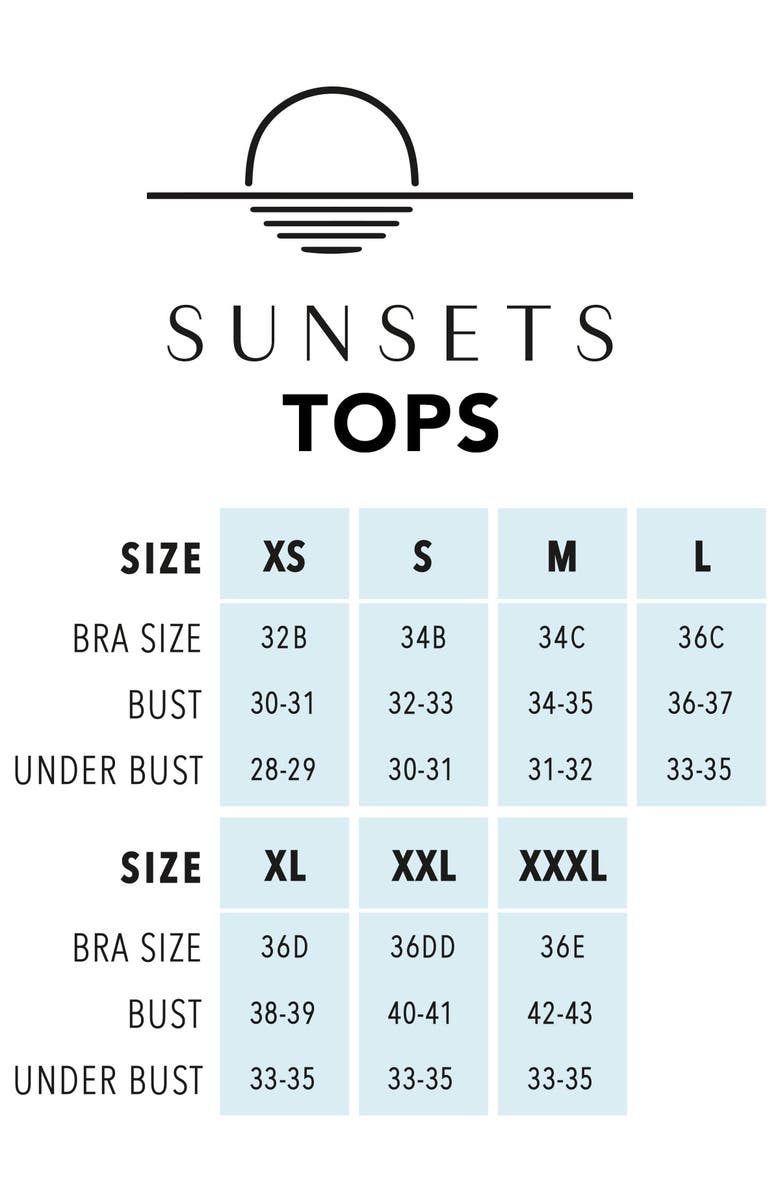 Sunsets Anya Tankini Swimsuit Top, Alternate, color, Black