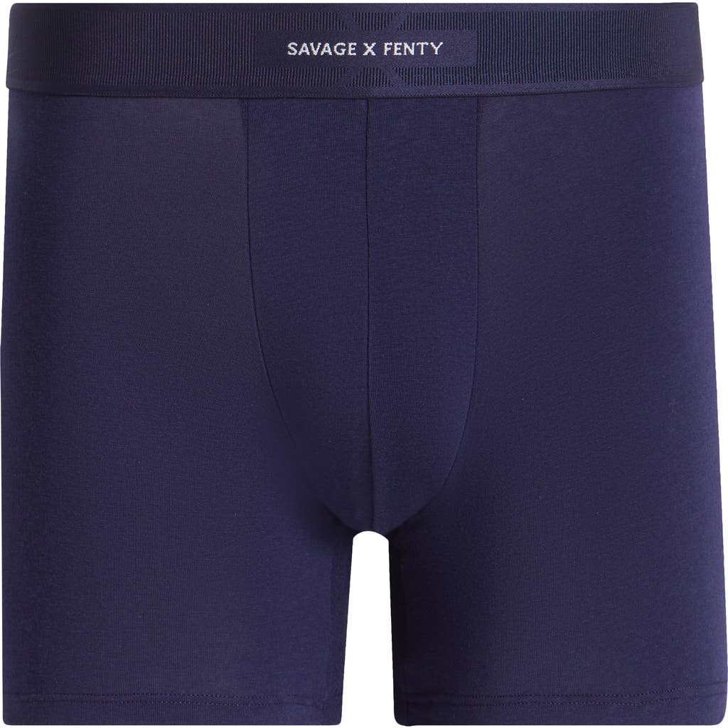 Savage X Fenty Boxer Briefs In Dark Stormy Blue