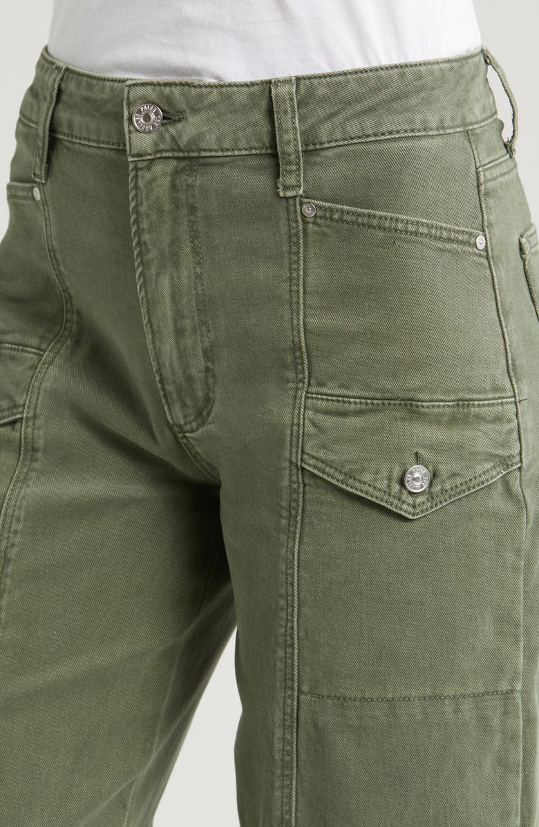 PAIGE Alexis High Waist Tapered Cargo Jeans, Alternate, color,