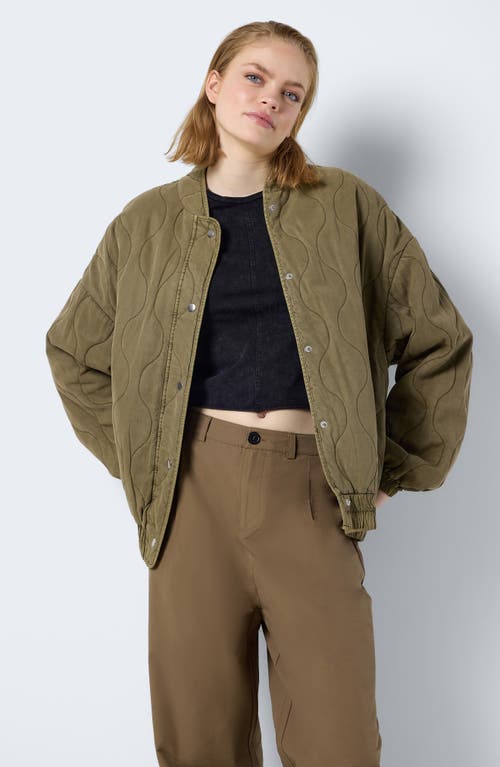 NOISY MAY NOISY MAY DAZZEL QUILTED BOMBER JACKET