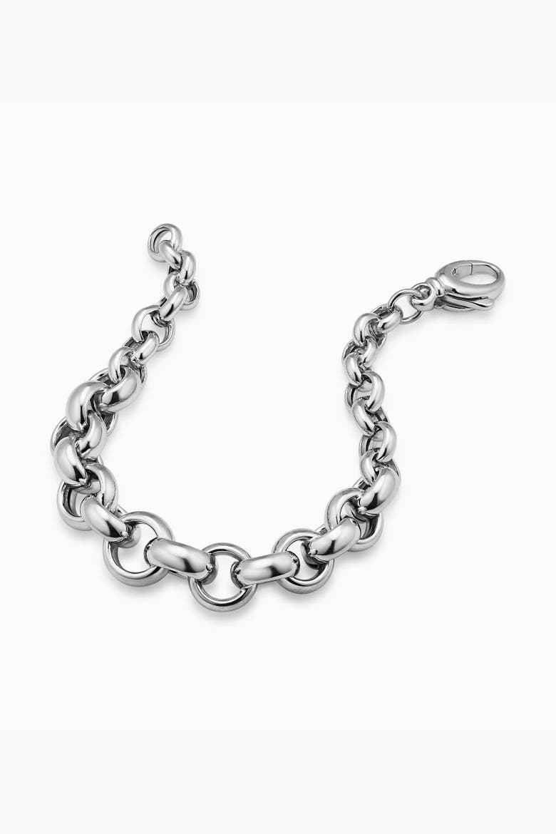 Roll With It Rolo Bracelet in Sterling Silver, Alternate, color, Silver