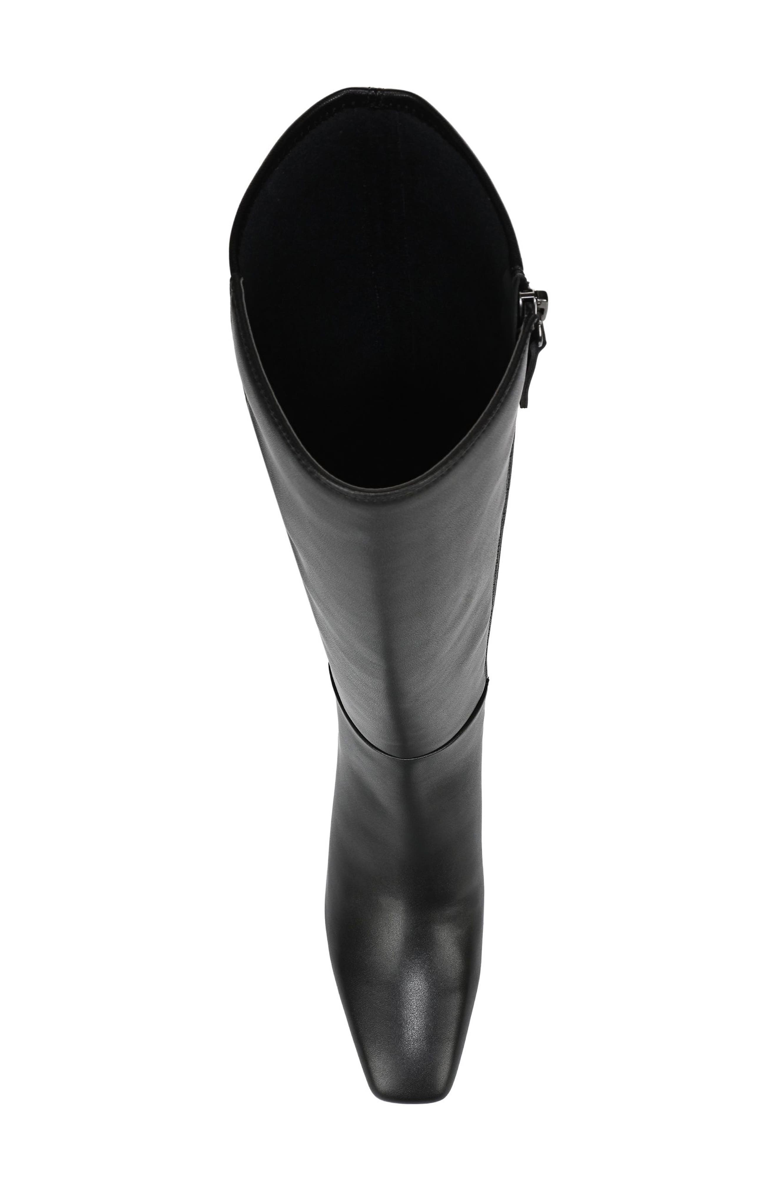 Suzzie Faux Leather Knee High Boot, Alternate, color, BLACK PU