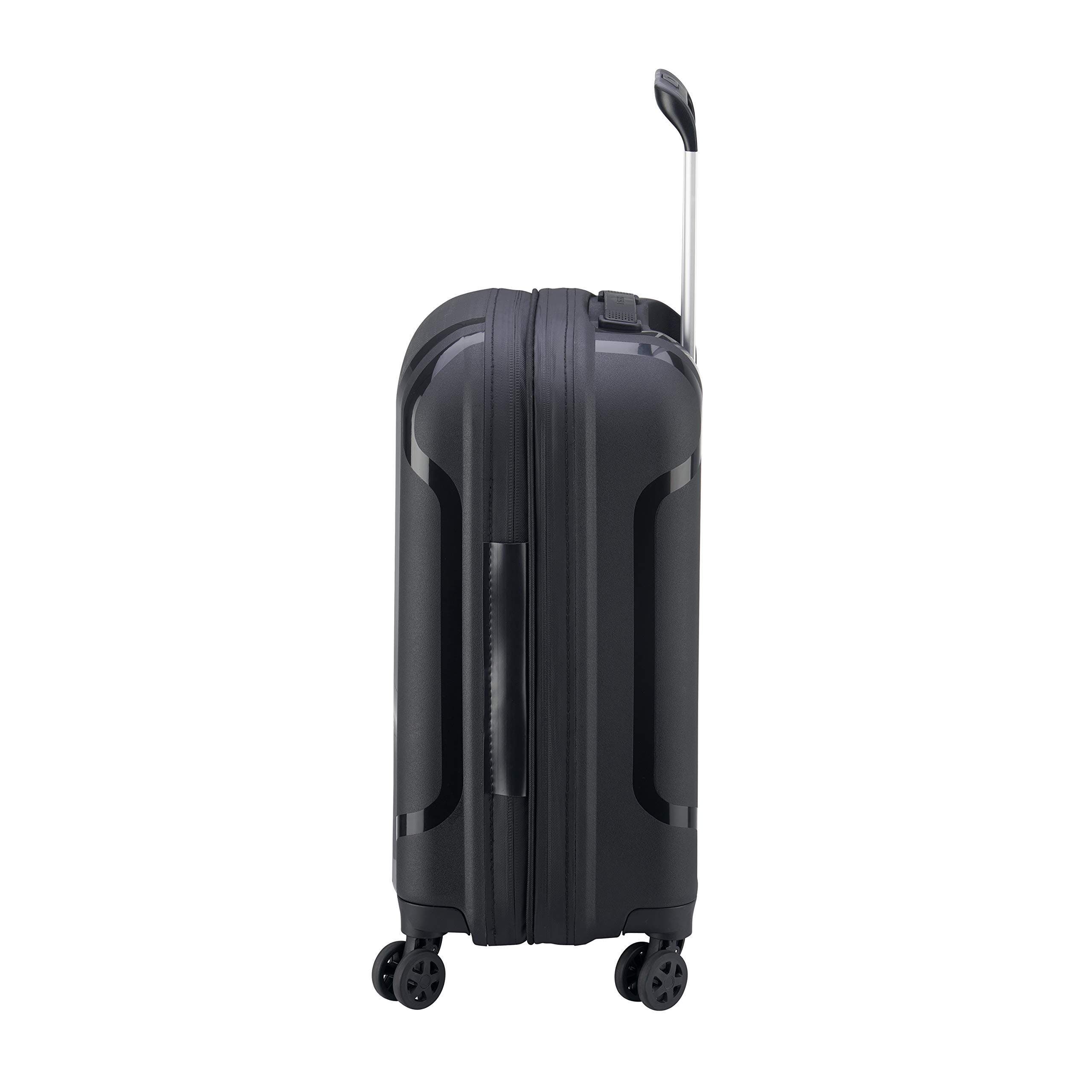 Delsey Paris Clavel Hardside Carry-On Expandable Luggage with Spinner Wheels, Alternate, color, Black