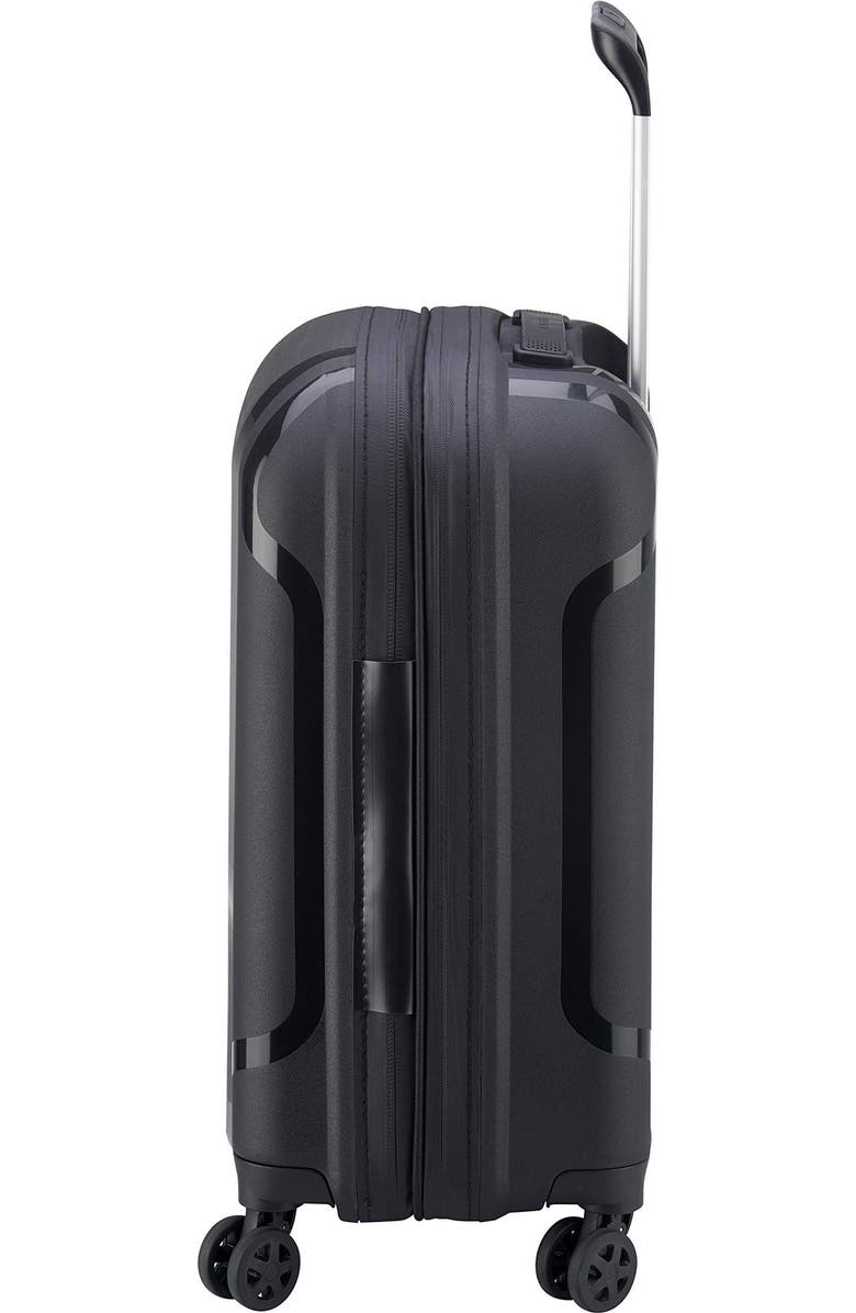 Delsey Paris Clavel Hardside Carry-On Expandable Luggage with Spinner Wheels, Alternate, color, Black