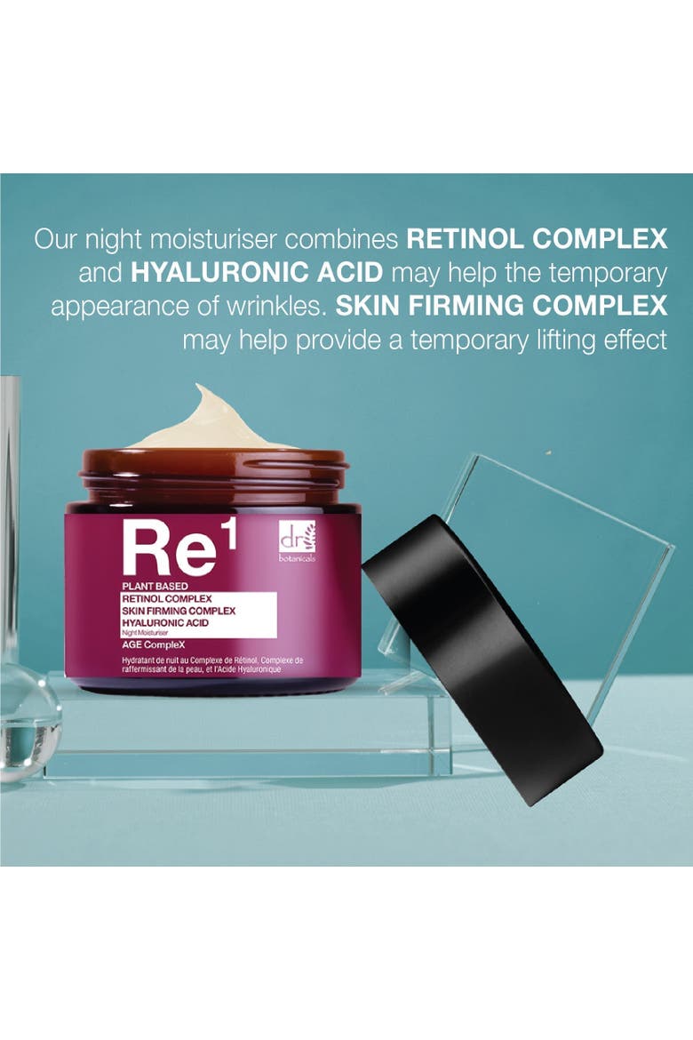 Retinol Complex 1%, Skin Firming Complex 1% & Hyaluronic Acid 1% Night Moisturiser 60ml, Alternate, color, White