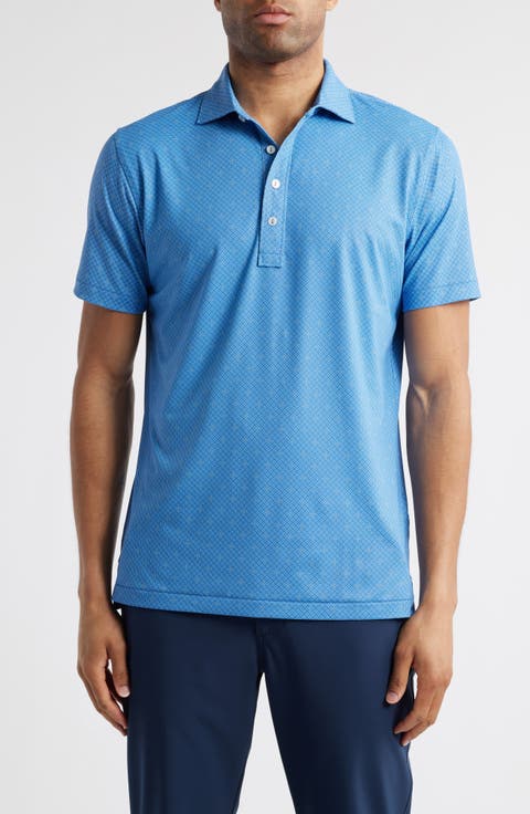 Crown Crafted Microprint Performance Jersey Polo
