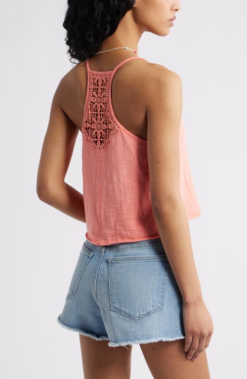 Bp. Racerback Crop Cotton Tank Top In Pink