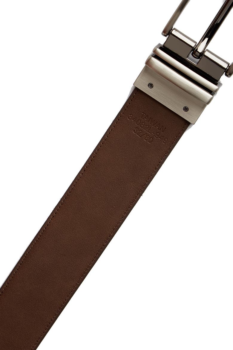 Reversible Leather Belt, Alternate, color, REV-COG/BRN