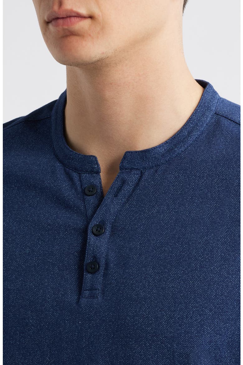 Whitley Short Sleeve Henley, Alternate, color, NAVY