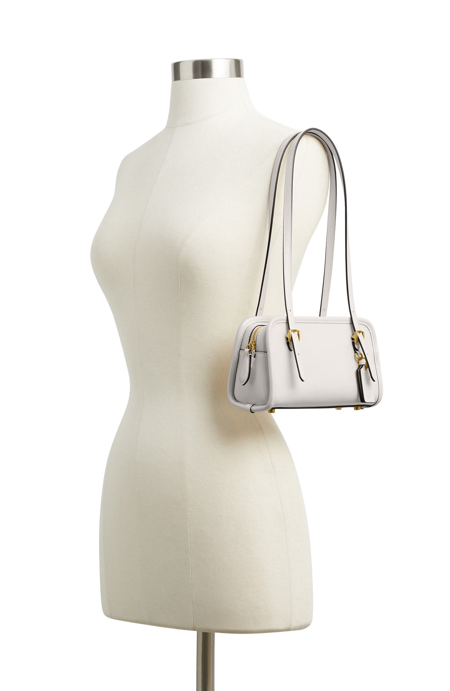 COACH Originals Crinkle Patent Leather Shoulder Bag, Alternate, color, 