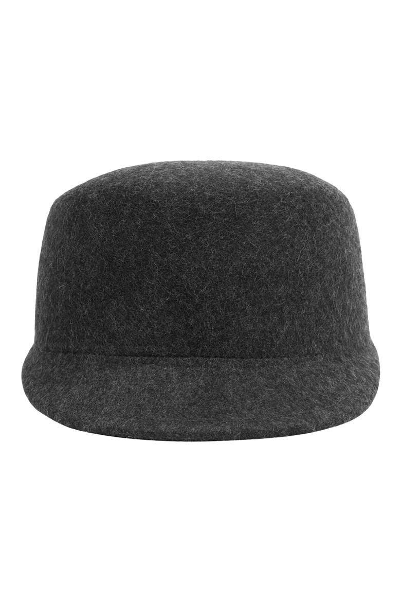 Wool Peak Hat, Alternate, color, DARK HEATHER GREY