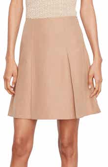 Vince Pleated A-Line Skirt