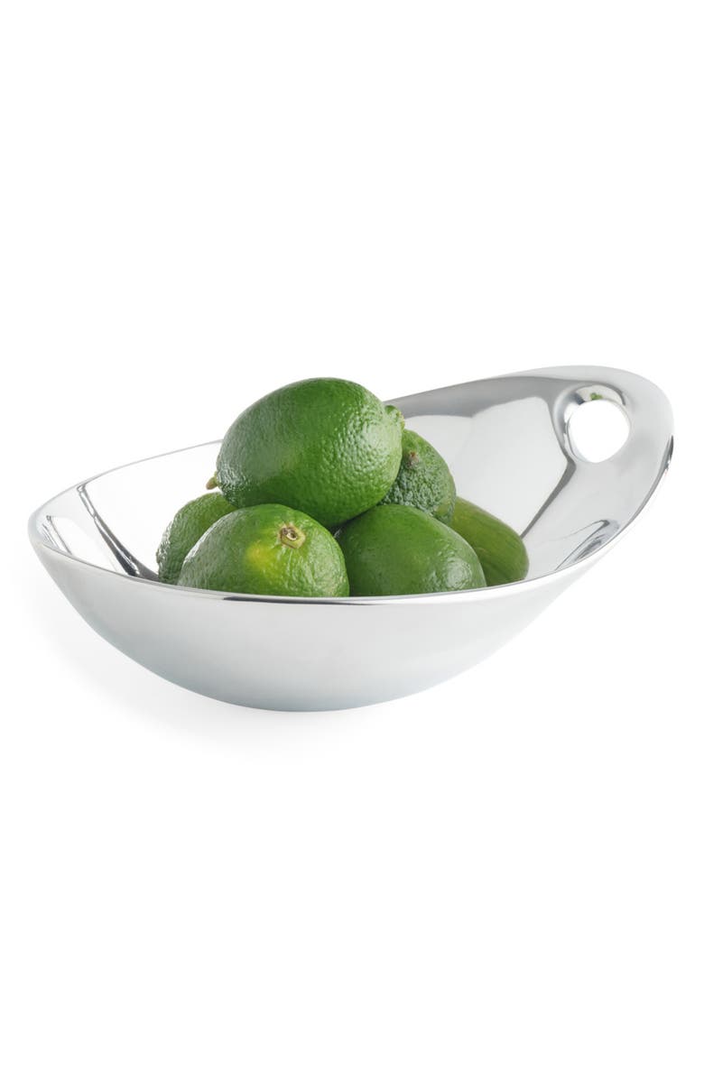 Nambé Portables Alloy Bowl, Alternate, color, Silver