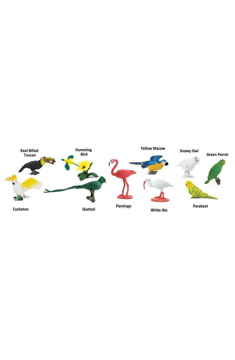 Safari Ltd. Exotic Birds Toy, Alternate, color, NO COLOR