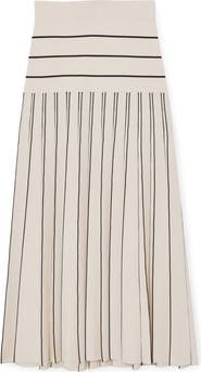 Reiss Alice Pleate Midi Skirt