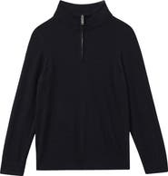 Reiss Kids' Blackhall Quarter Zip Wool Sweater