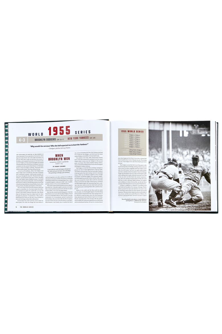 The World Series Leather Coffee Table Book, Alternate, color, Green