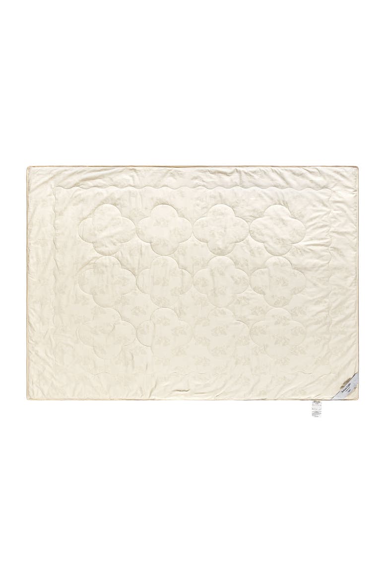 Selena Light Tussah silk comforter, Alternate, color, White