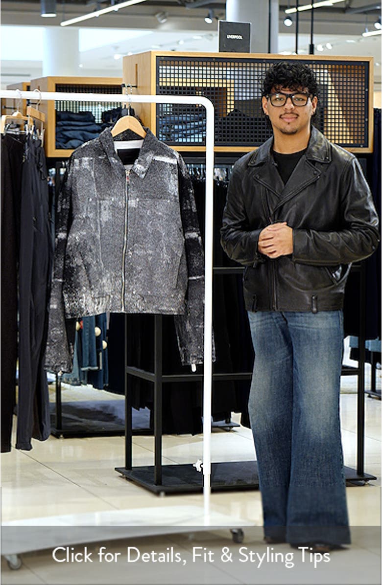 Carpenter Beaded Denim Jacket, sales video thumbnail