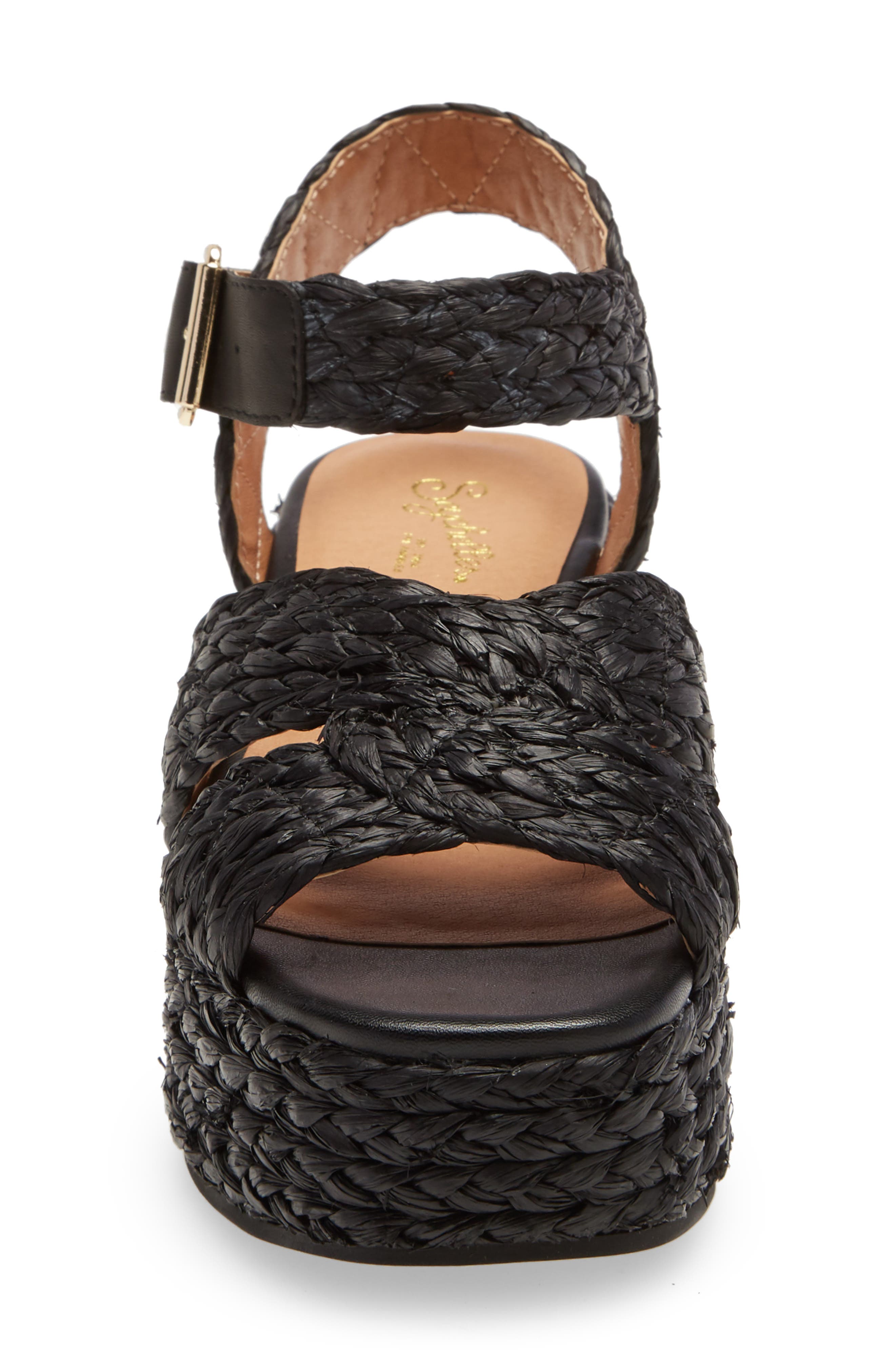 Seychelles Glistening Platform Wedge Sandal, Alternate, color, 