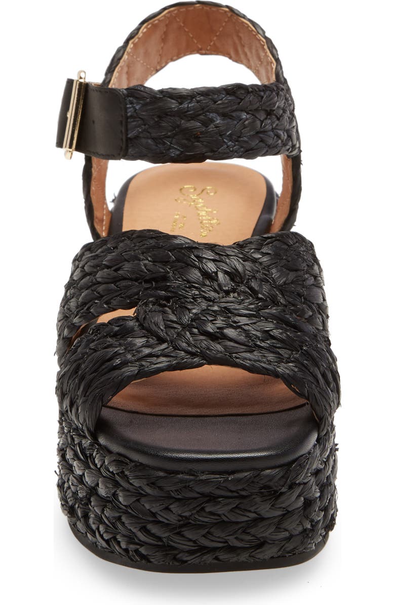 Seychelles Glistening Platform Wedge Sandal, Alternate, color,