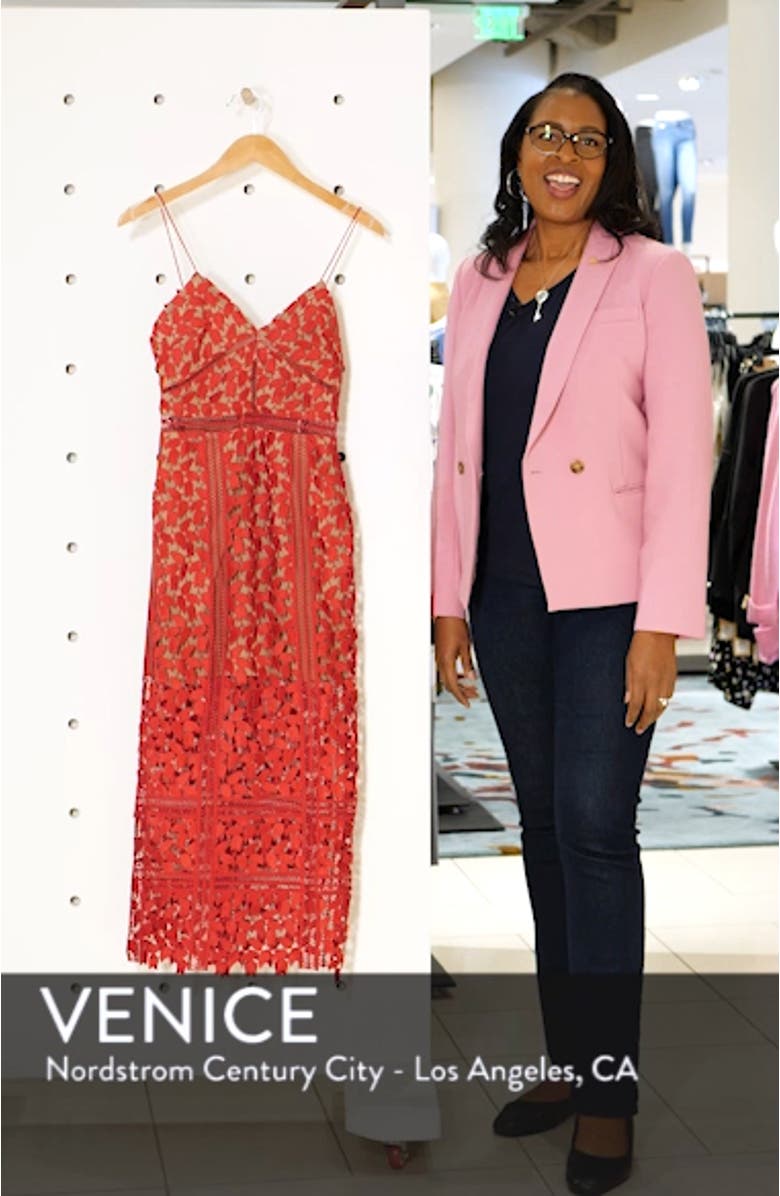 Arabella Lace Midi Dress, sales video thumbnail