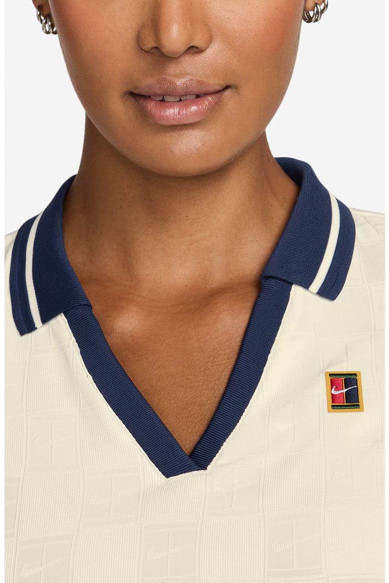 Dri-FIT Crop Polo, Alternate, color, SAIL/ MIDNIGHT NAVY